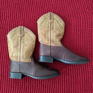 Old West Boys Cowboy Boots Size 4